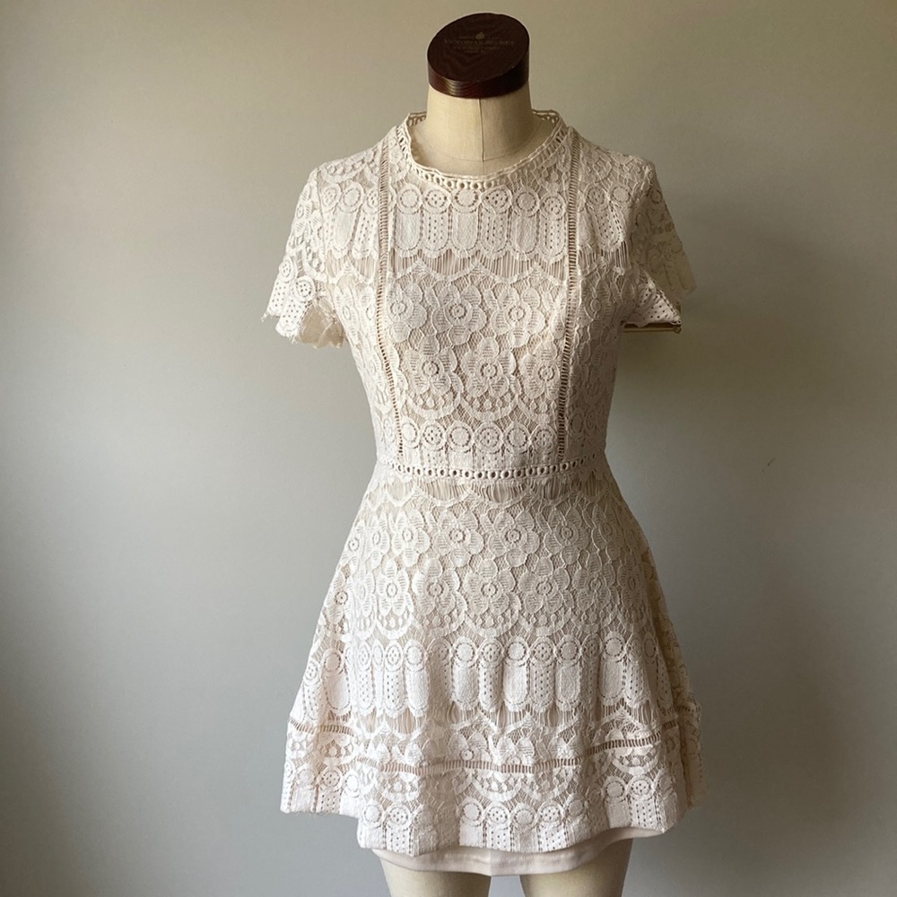 Altar’d State White Lace Dress - Size Small
